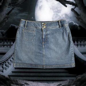 St. John’s Bay vintage jean mini skirt